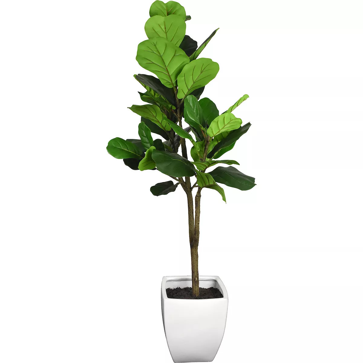 Artificial Fiddle Fig Tree Floor Decor | Kohl's