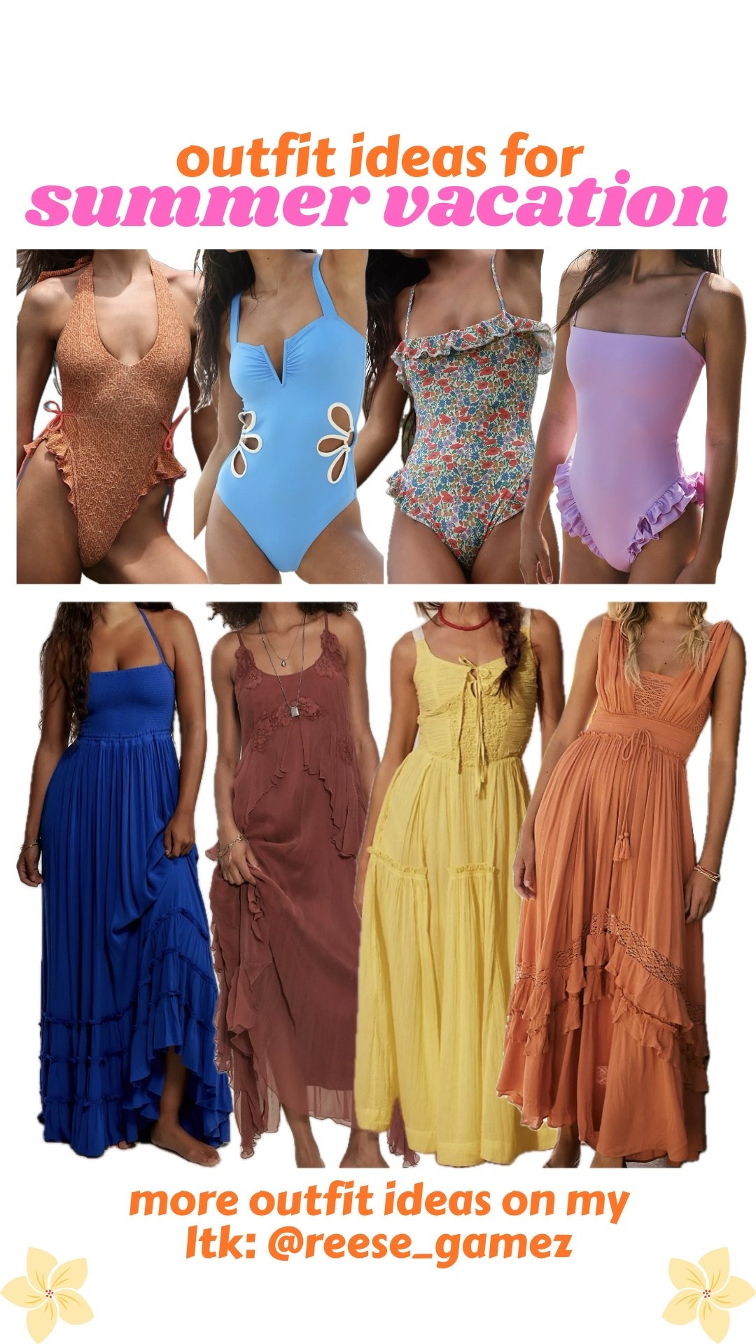 outfits for summer vacation 🩷 summer bikini, summer swimsuit, summer dress, vacation dress, floral dress, short dress, long dress, maxi dress, summer outfit, summer outfits

#LTKSwim #LTKootd #LTKSeasonal