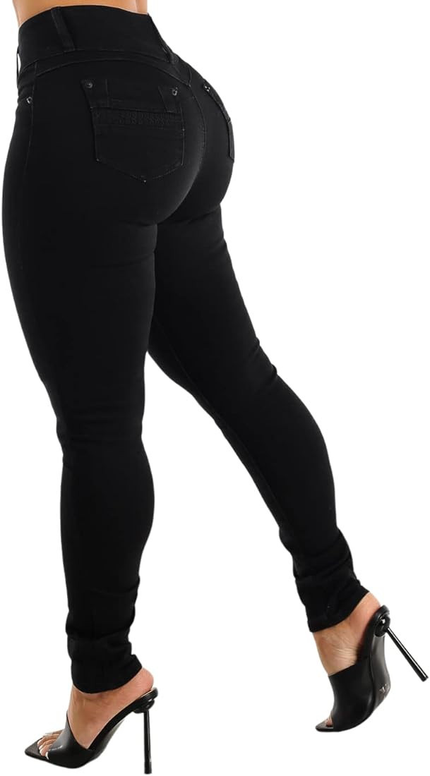 Butt Lifting Jeans for Women - High Waisted Skinny Levanta Cola Stretch Jeans | Amazon (US)