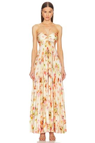 A.L.C. Moira Dress in Pale Peach Multi from Revolve.com | Revolve Clothing (Global)