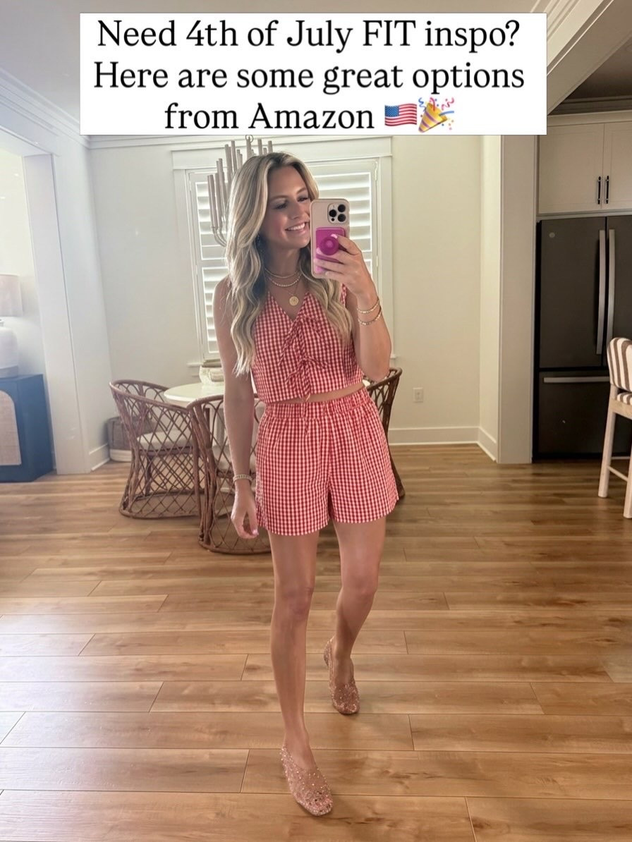 This is such a cute set from Amazon and I love the fact that it comes another colors. It’s perfect for the Fourth of July and any other Summer occasion.

#LTKootd #LTKSeasonal #LTKOver40