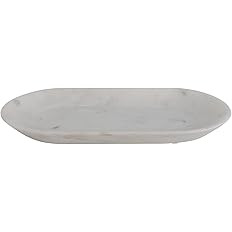 Creative Co-Op Marble Tray, 11" L x 5" W x 1" H, White | Amazon (US)