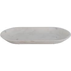 Creative Co-Op Marble Tray, 11" L x 5" W x 1" H, White | Amazon (US)