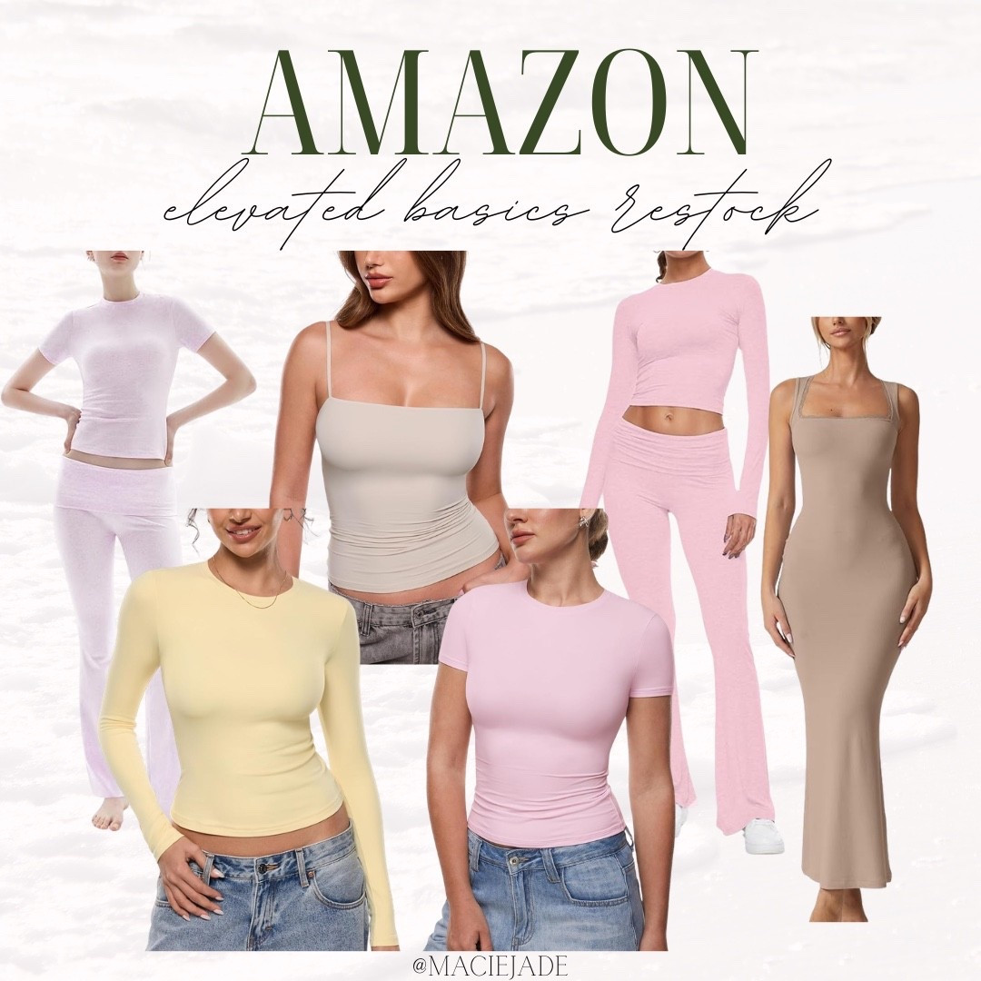 Elevated basics for your wardrobe restock!😍 elevated basics, basics, basic tees, basic tanks, neutral tones 

#LTKspring #LTKSeasonal #LTKspringtrends