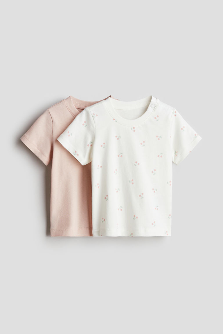 H & M - 2-pack Cotton T-shirts - Orange | H&M (US + CA)