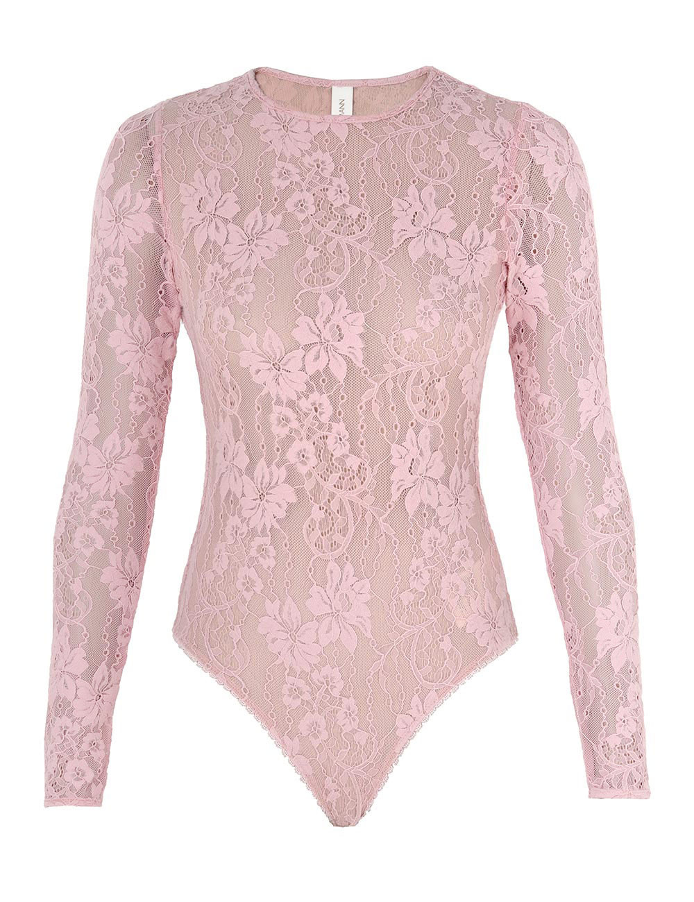 Tops-Lace Bodysuit-Lilac-0-Zimmermann | ZIMMERMANN (US, CA, EU, MENA)