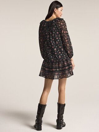 Old Navy x Anna Sui Chiffon Tiered Ruffle Mini Dress | Old Navy (US)