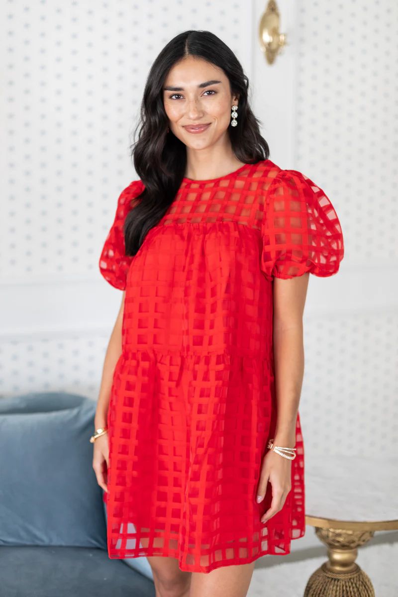 Elle Dress- Red- FINAL SALE | Avara