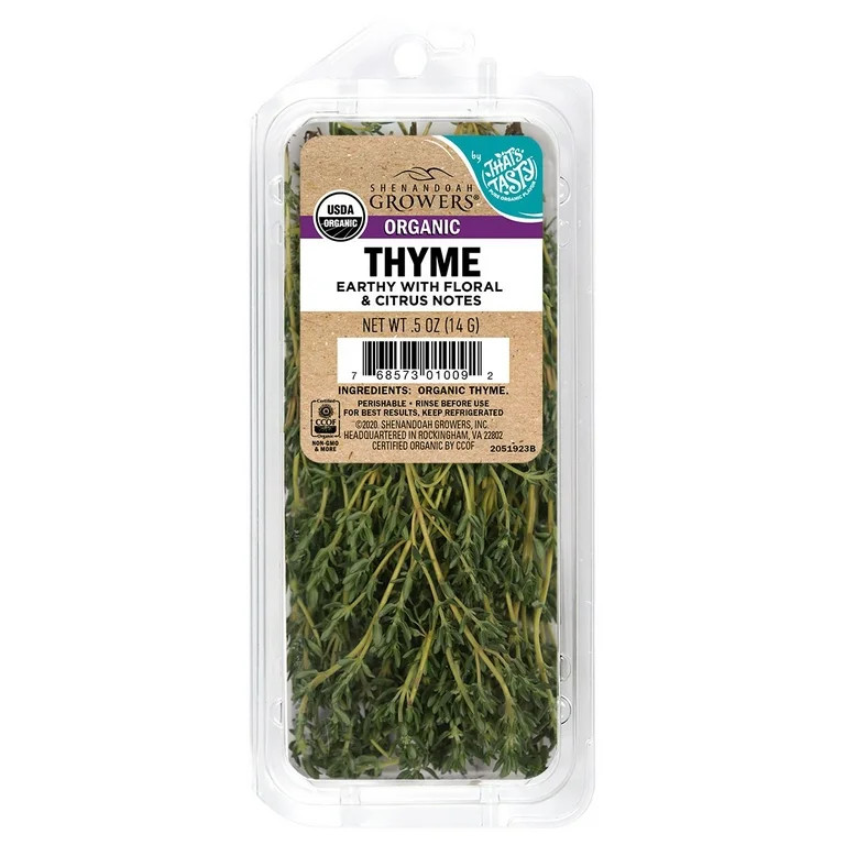 Fresh Cut Organic Thyme, 0.5 oz Clamshell | Walmart (US)