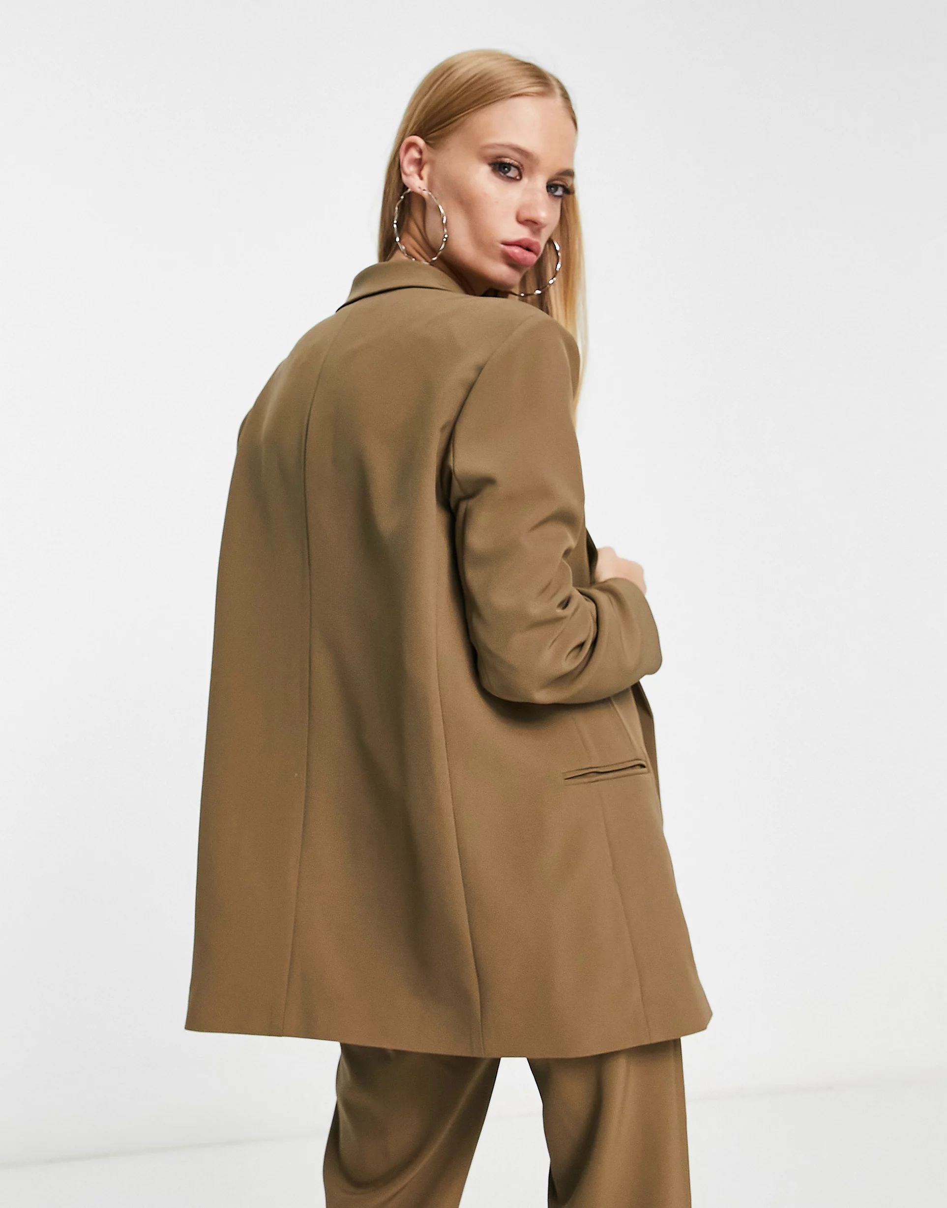 Only tailored blazer in mocha brown - part of a set | ASOS | ASOS (Global)