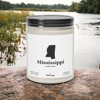 Mississippi Scented Candle Homesick Gift, Hand-Poured Soy Wax | Etsy (US)
