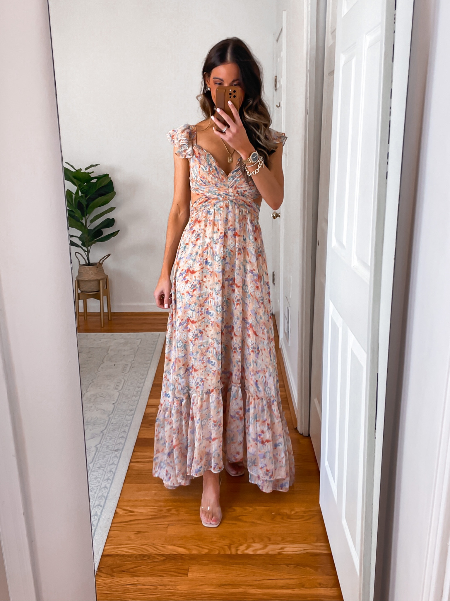 Primrose Floral Strappy Back Maxi Dress – ASTR The Label