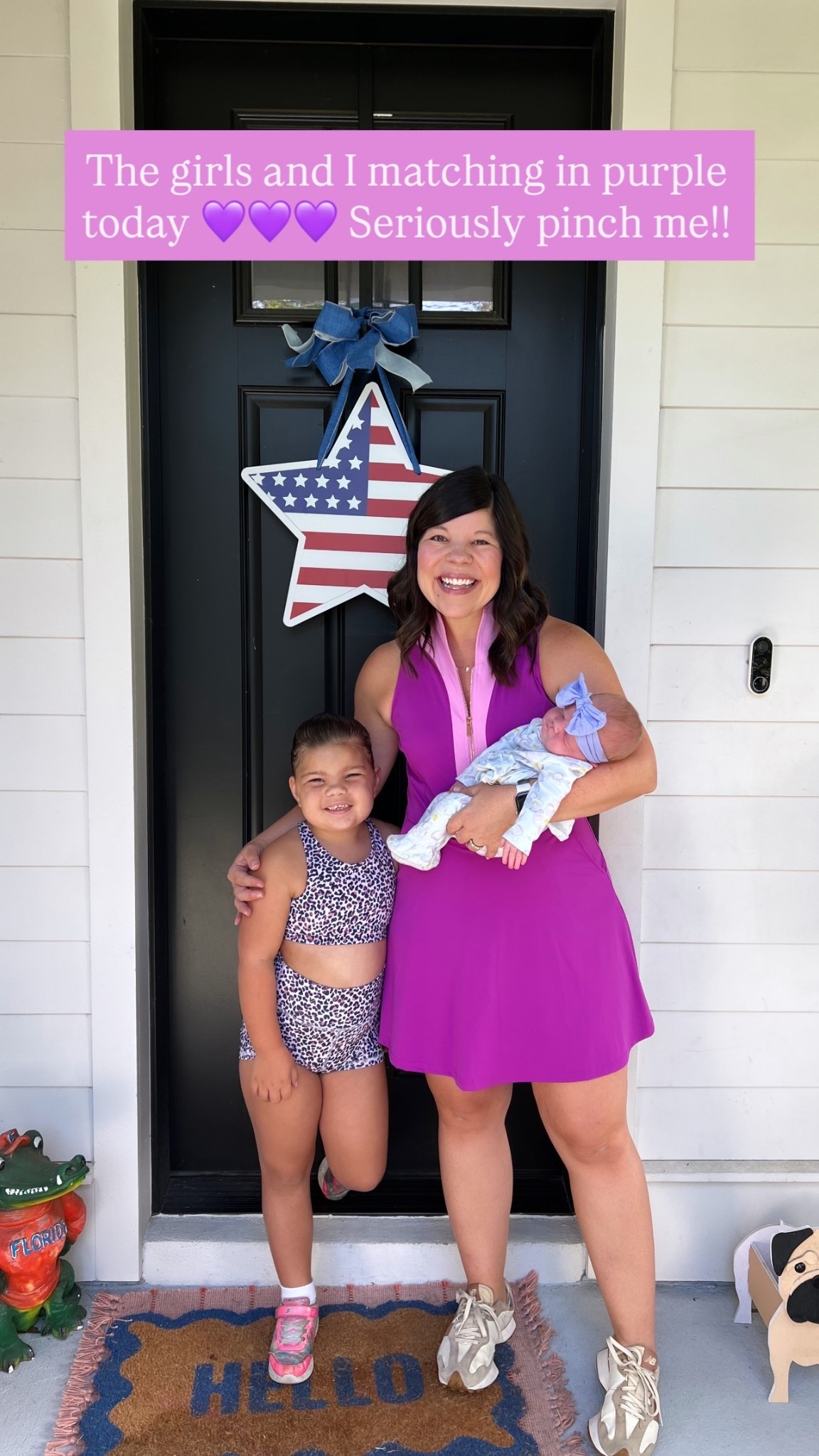 The girls and I matching in purple today 💜💜💜 Seriously pinch me!!

Wearing a medium in this active dress- yes there are shorts under it!

#LTKootd #LTKmomlife #LTKBaby