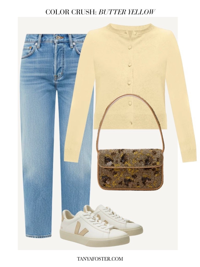 Chic yellow cardigan for spring

#LTKSeasonal #LTKootd