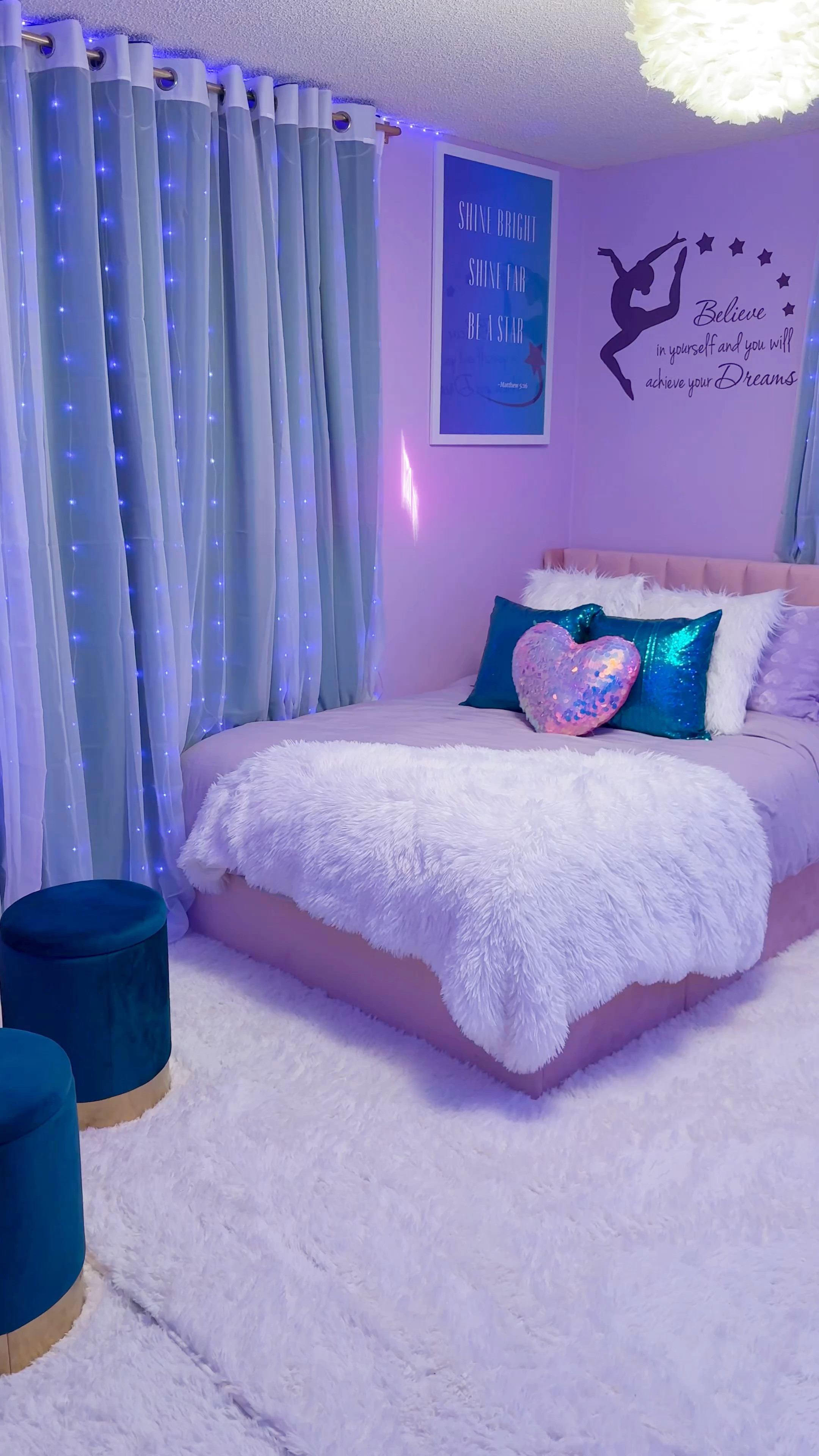 Curtain lights 💕✨ so nice instead of regular night lights. Created for curtains. They are usb plug in and remote control operated!☺️

#LTKKids #LTKBacktoSchool #LTKHome