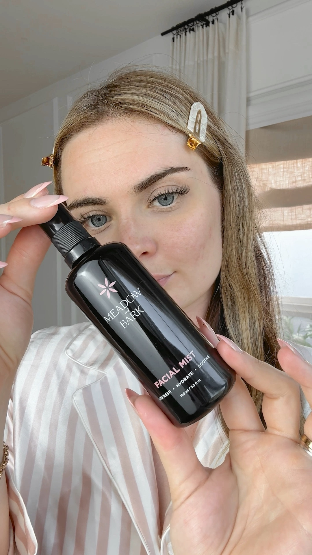 POV: your skin is finally thriving since you found your perfect skincare routine 🤍

Breaking down my new @meadowandbark routine step by step:
1. Envy Oil Cleanser - apply 2 pumps to dry skin, remove with wet wash cloth 
2. Facial Mist - spritz 2-3 times face and neck - this floral smell is so refreshing and leaves my skin dewy!
3. Use Zit Slayer as needed for active blemishes.
4. Mix 1 pump of Brightening Essence + 1 pump of Botanical Serum in your palm, rub palms together to activate and apply to your face by pressing into your skin and massaging up towards your hair line.
5. Everyday Sun Shield - dot entire face with this moisturizer containing Vitamin C, Hyaluronic Acid and non-nano Zinc to seal in your serums and keep the pollution and free radicals off your skin. It also has a slight shimmer and makes my skin look & feel airbrushed!
6. Apply makeup, or go without because your skin will be so radiant!

shop this routine on my @shop.ltk page (🔗 in bio)

#meadowandbark #skincare #seedtobottle #bluebeauty #ad

#LTKBeauty #LTKWedding