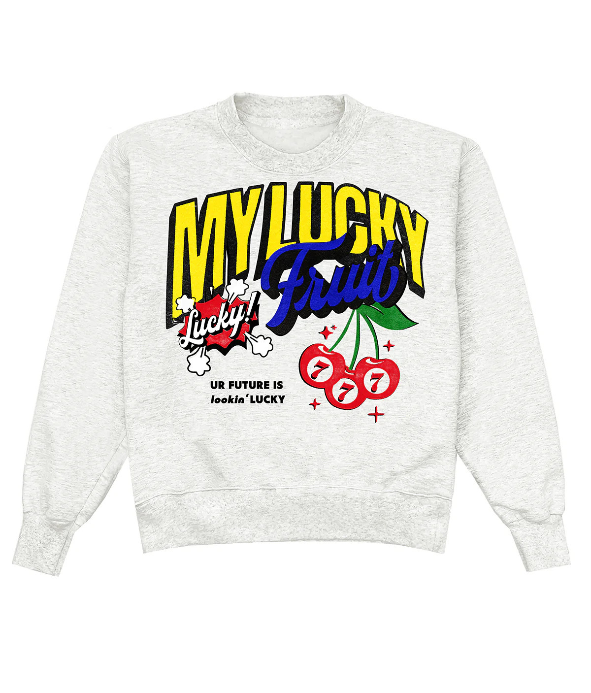 My Lucky Fruit Ash Crewneck | Shop Kristin Jones