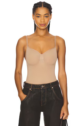 SKIMS Seamless Sculpt Bodysuit Brief in Sienna from Revolve.com | Revolve Clothing (Global)