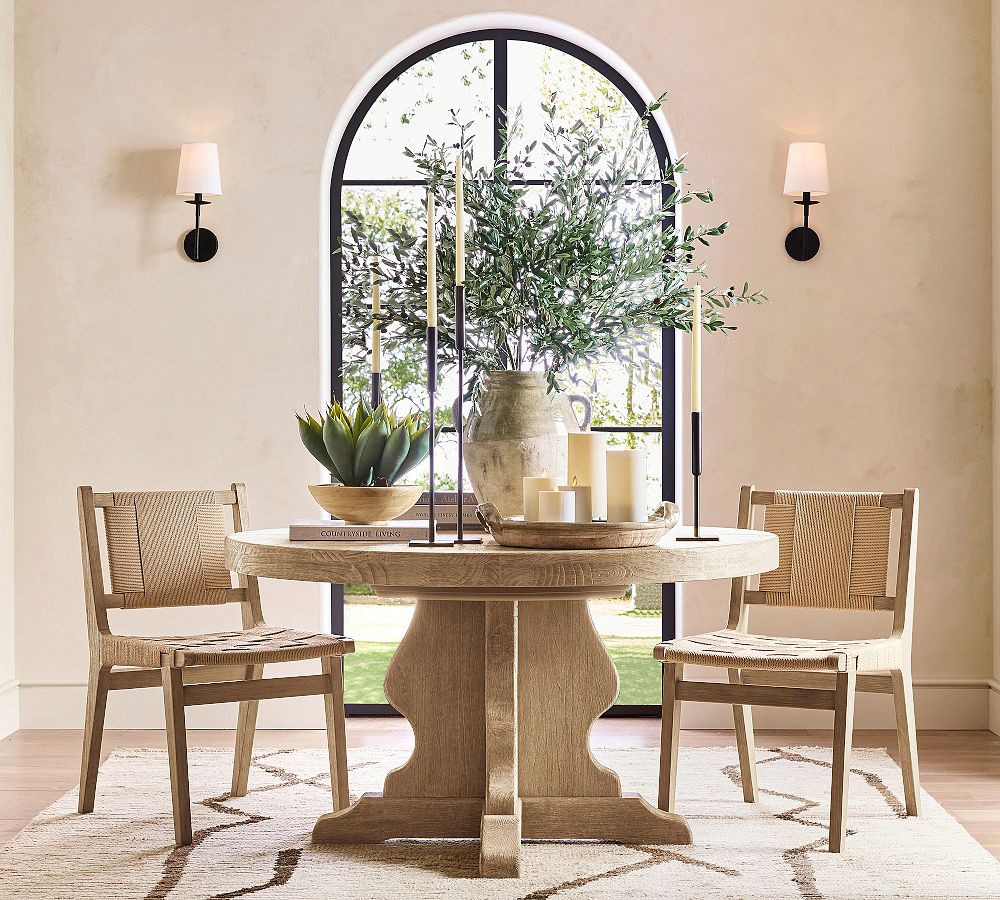 Lyon Round Extending Dining Table (54"-72") | Pottery Barn (US)