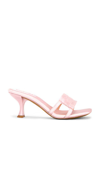 Abalone Sandal in Pink Satin Combo | Revolve Clothing (Global)