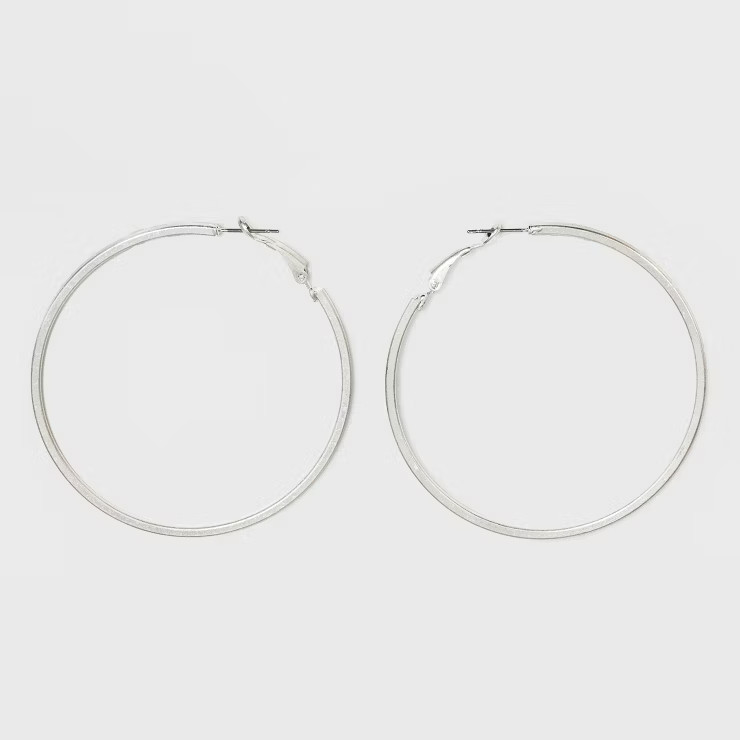 Thin Circle Hoop Earrings - Universal Thread™ | Target