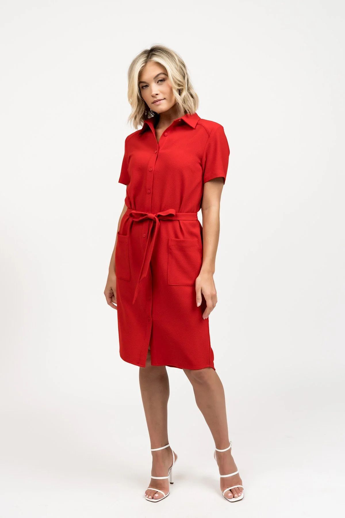 The Shirt Dress - Red | Rachel Parcell
