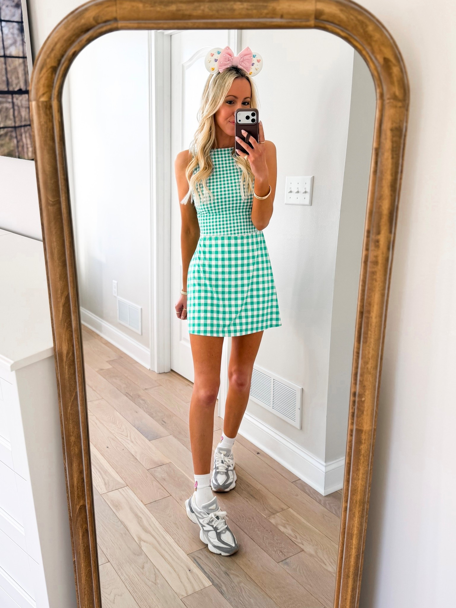 Disney outfit idea from Target! This gingham active dress is padded and has built-in shorts. This Disney outfit could of course be worn for more than just a trip to Disney! Perfect for everyday wear, travel, exercising, and more! 

#LTKTravel #LTKootd #LTKActive