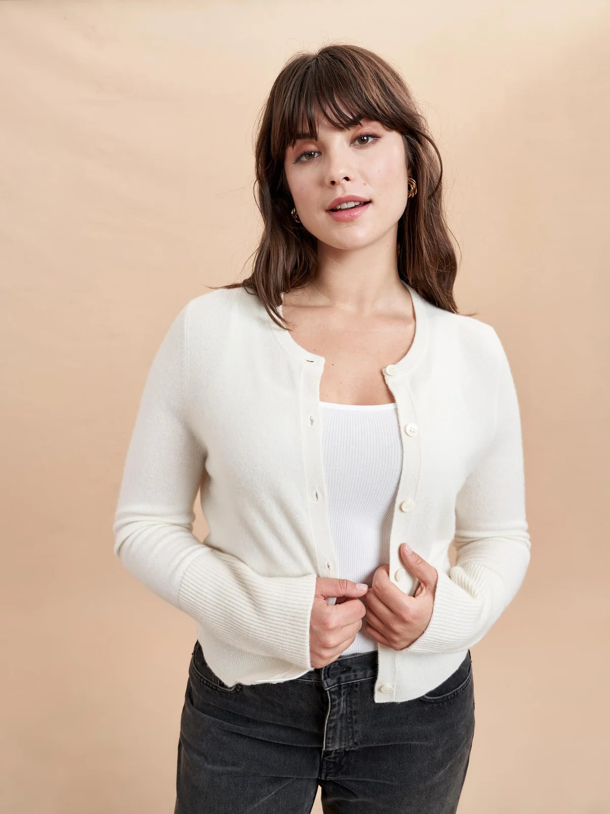 Solid Lean Lines Cardigan | La Ligne