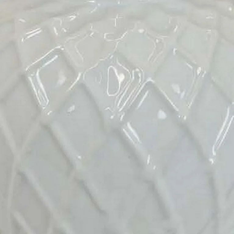 Livie 14 Inch Temple Ginger Jar - Geometric Design - Dome Lid - Ceramic - White | Walmart (US)