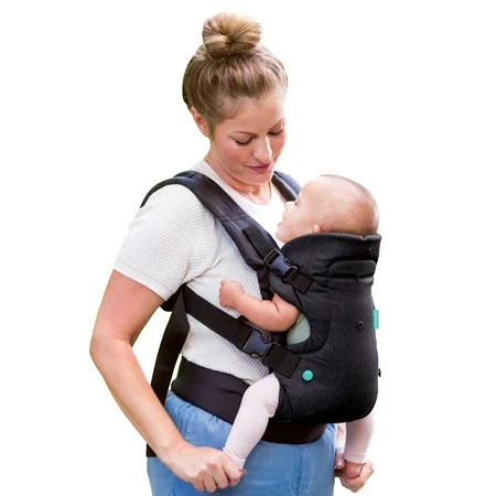 Infantino Flip 4-in-1 Convertible Baby Carrier, 4-Position, 8-32lb, Black | Walmart (US)