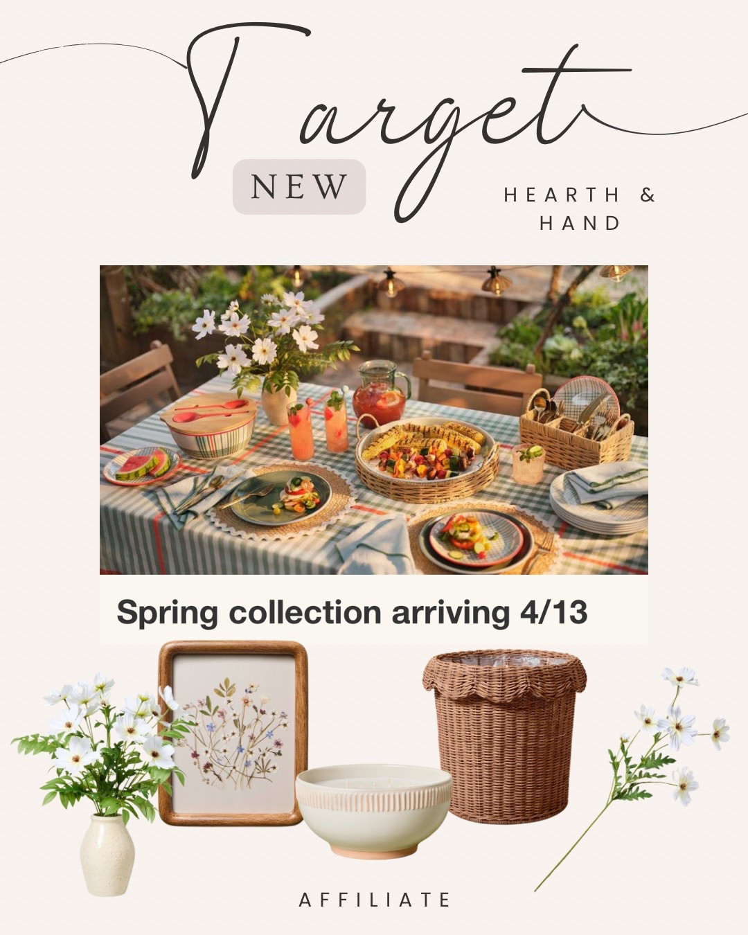 New Hearth & Hand Spring Line At Target!! Coming 4/13! 

#LTKSeasonal #LTKHome #LTKFindsUnder50