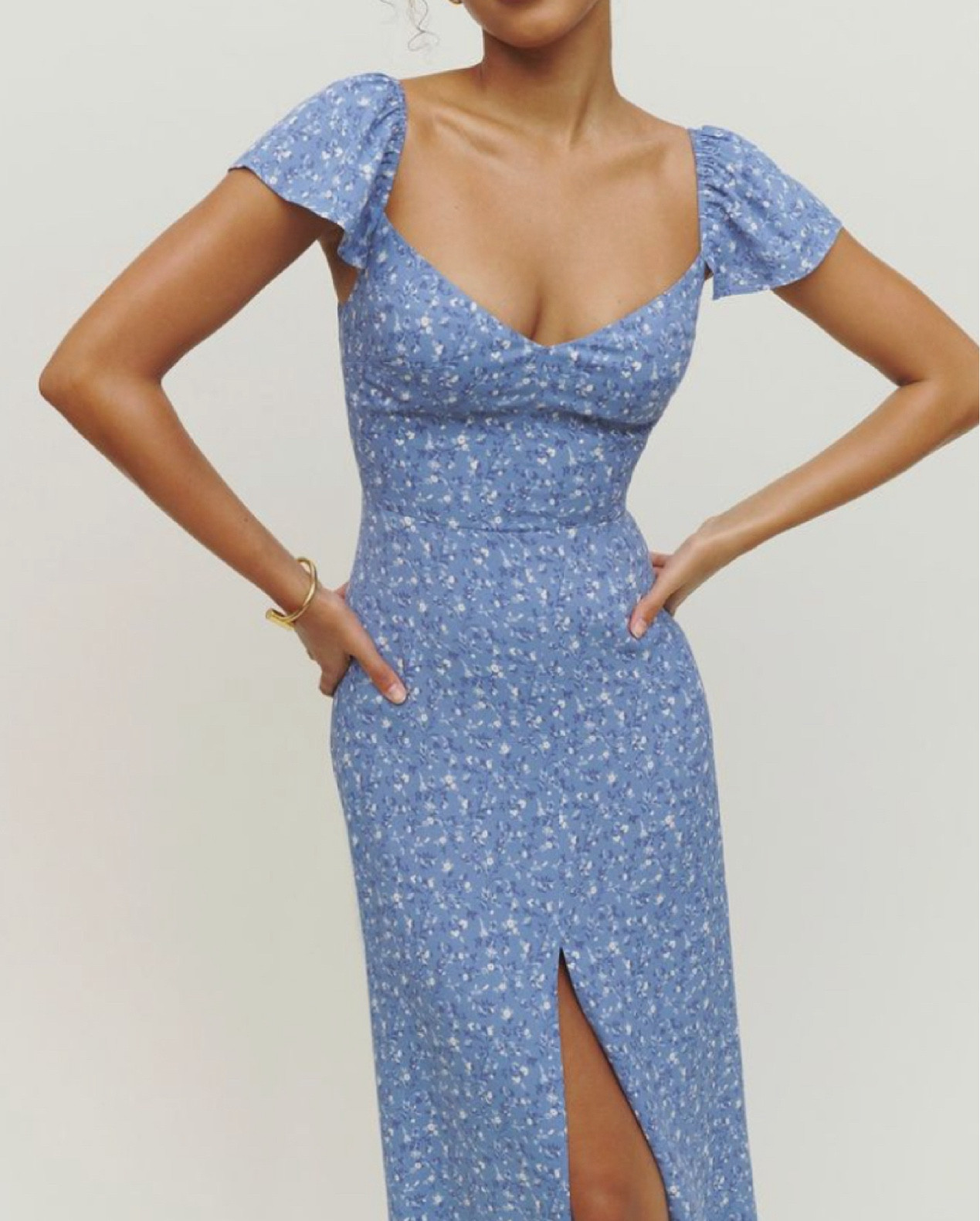 Baxley dress from Reformation 😍 blue floral print perfect for summer days 🩵

#LTKStyleTip #LTKSeasonal #LTKSummerSales