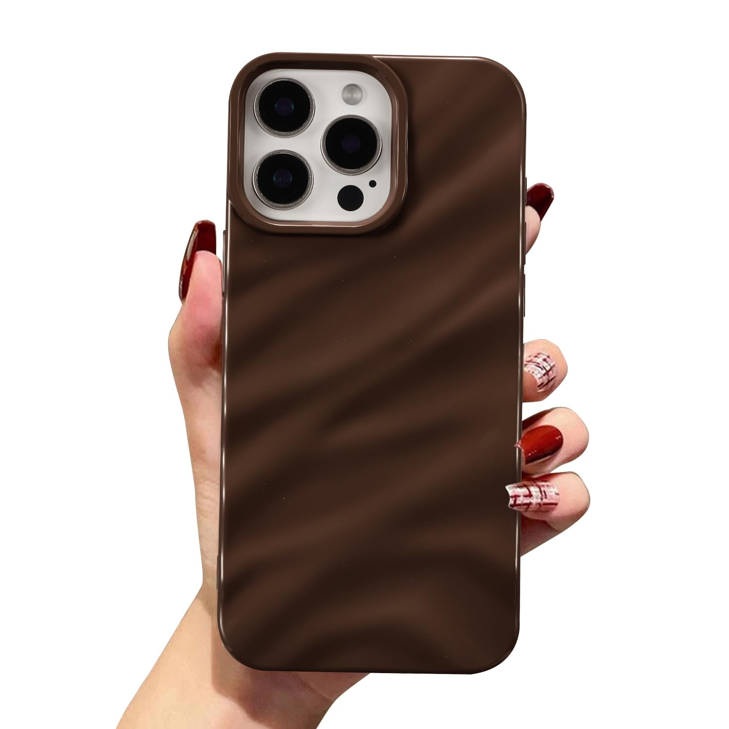 QLTYPRI Compatible with iPhone 16 Pro Case, Cute Wave Water Ripple Pattern Case for Girls Women, ... | Amazon (US)