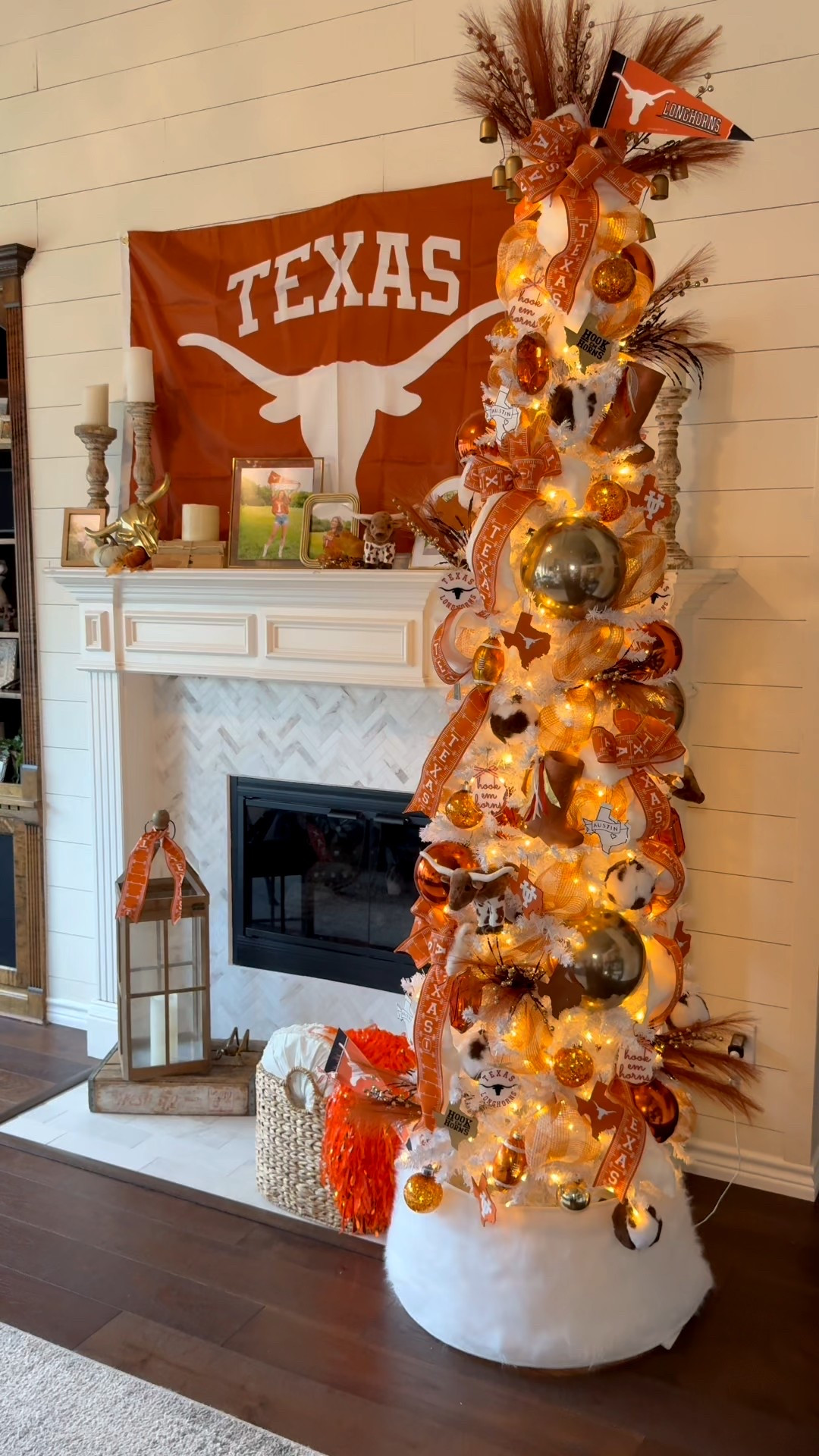 Hook ‘Em Holidays 

When you bleed burnt orange you make a Texas Longhorn Christmas Tree! #hookemhorns 

#LTKHoliday #LTKSeasonal #LTKHome