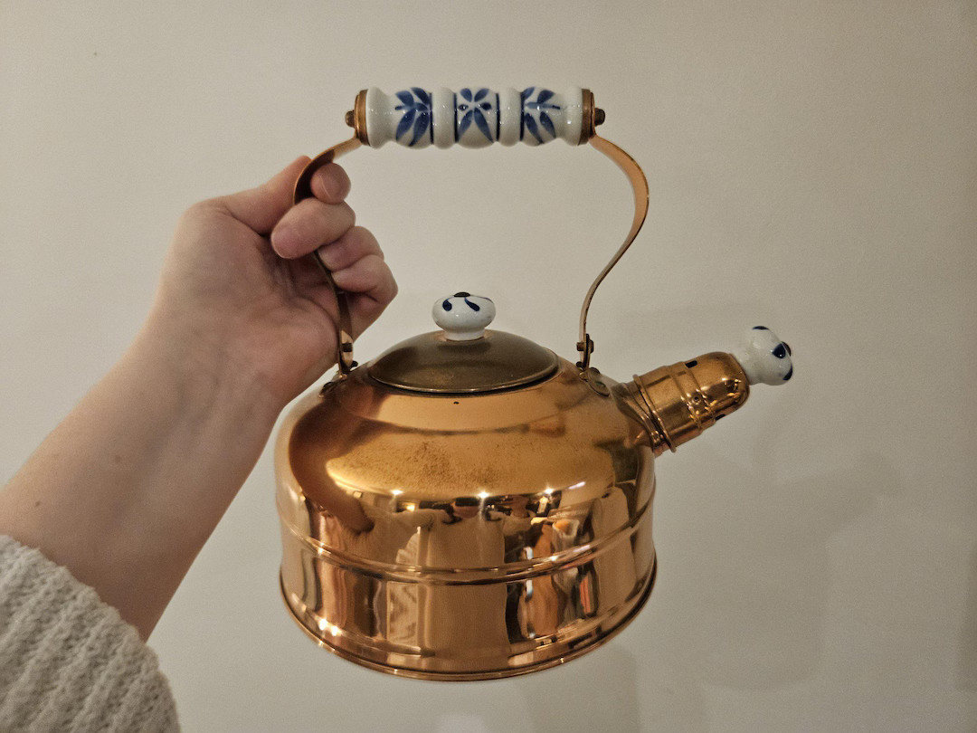 Beautiful Copper Teapot With Ceramic Handles - Etsy | Etsy (US)