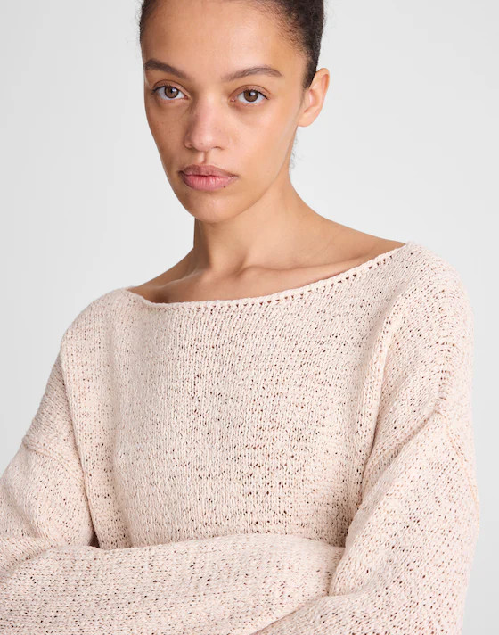 Boatneck Pullover Sweater | Madewell