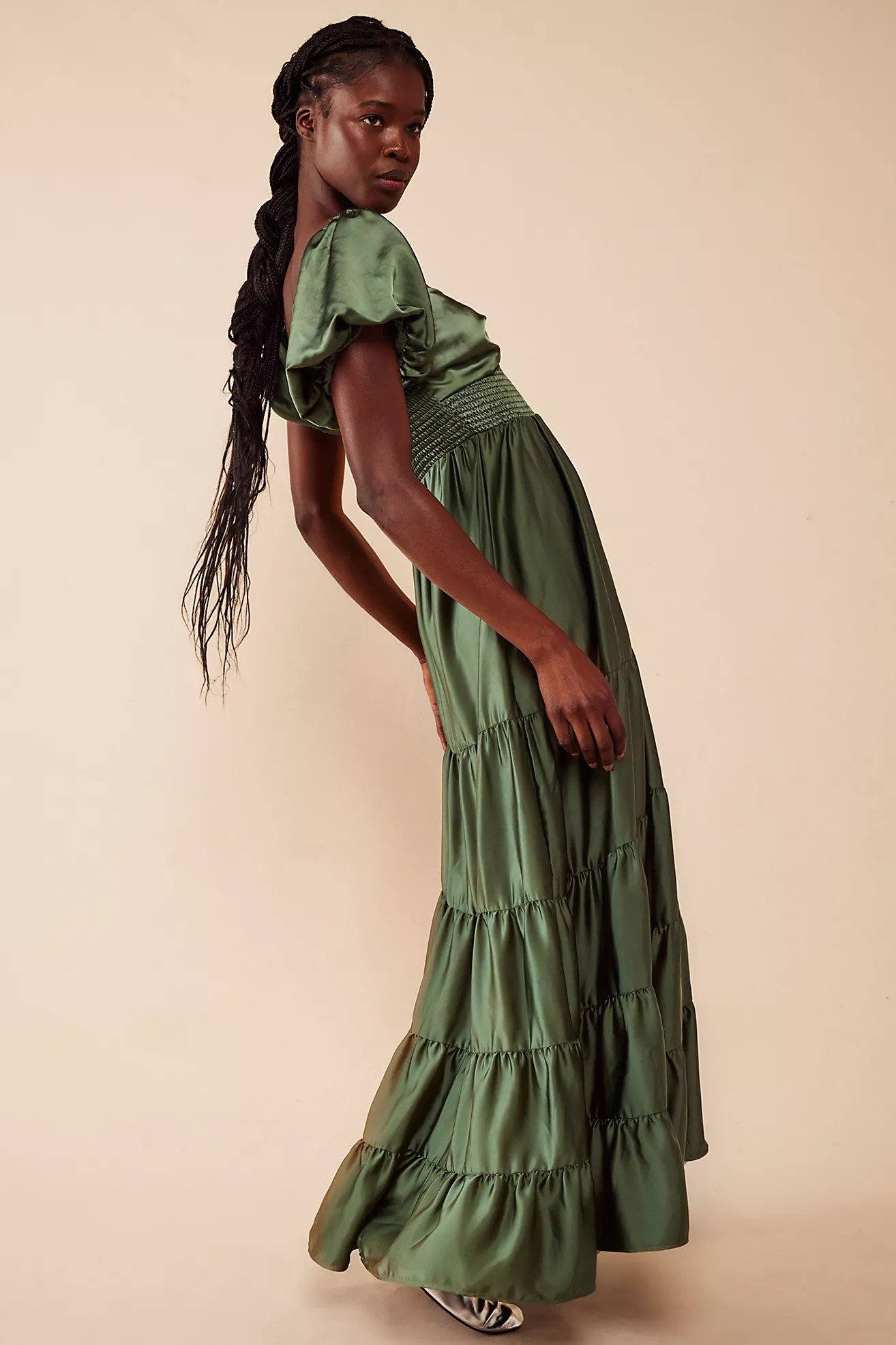 Sundrenched Silky Maxi Dress | Free People (Global - UK&FR Excluded)