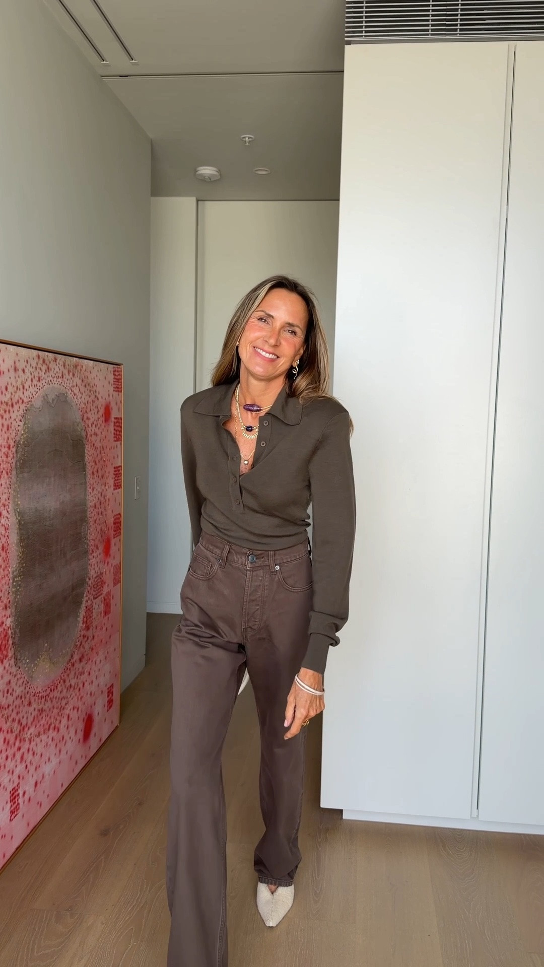 Chic in chocolate brown and a great denim.

#LTKaustralia #LTKover50style #LTKstyletip
