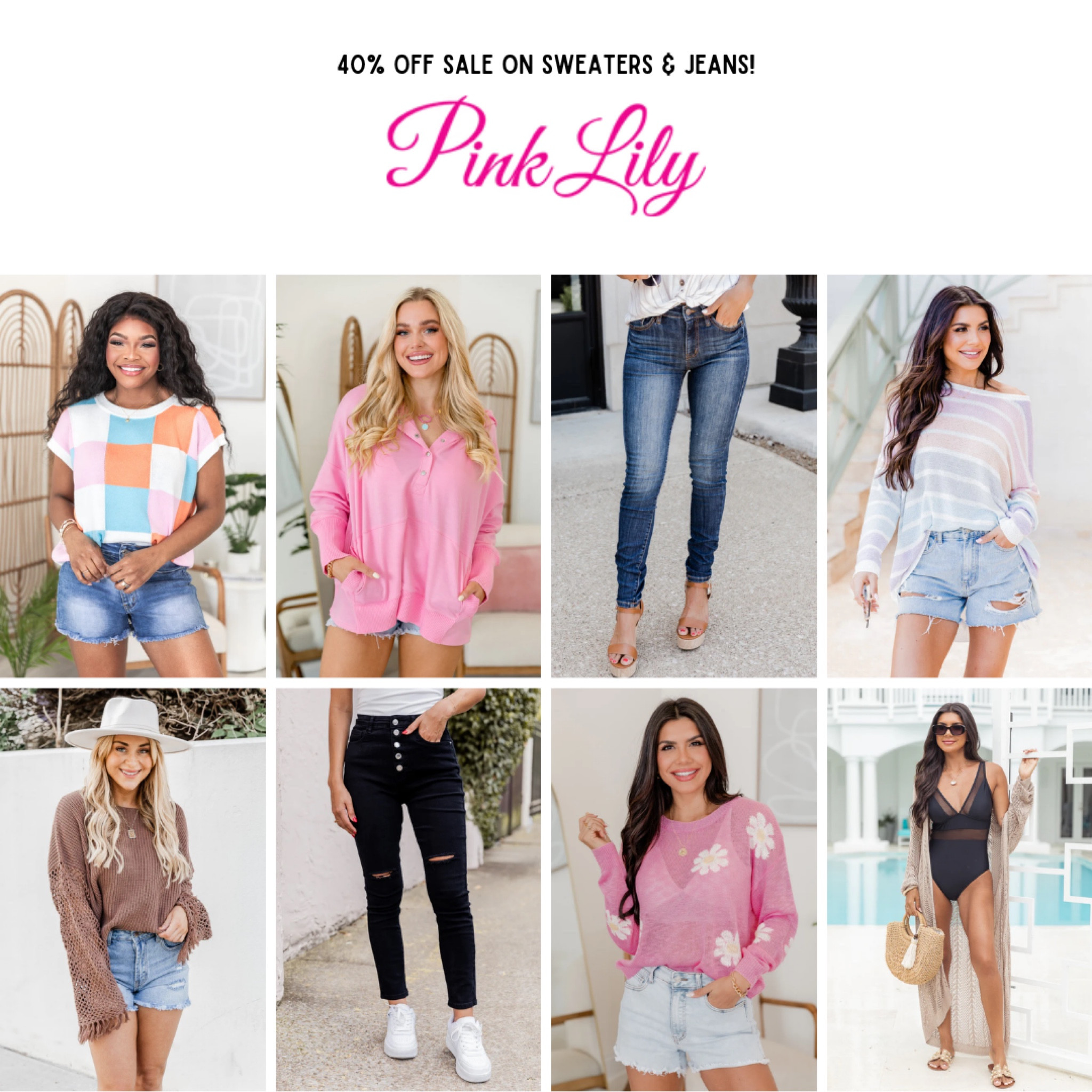 Pink Lily sale today! OOTD gets you 40% off select sweaters & jeans! It ends today!!! 💥💥💥

#LTKfindsunder50 #LTKSpringSale #LTKtravel