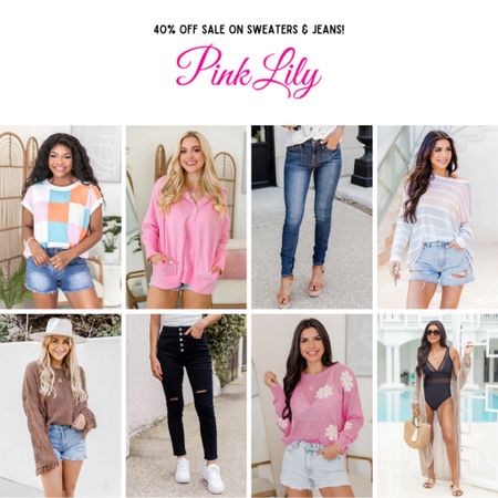 Pink Lily sale today! OOTD gets you 40% off select sweaters & jeans! It ends today!!! 💥💥💥

#LTKfindsunder50 #LTKSpringSale #LTKtravel