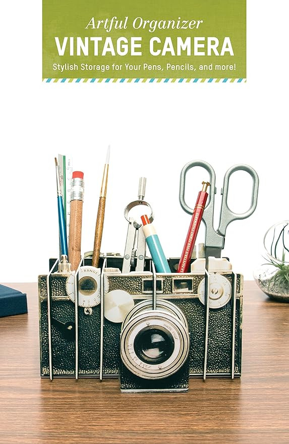 Artful Organizer: Vintage Camera: Stylish Storage for Your Pens, Pencils, and More! (Office Desk ... | Amazon (US)