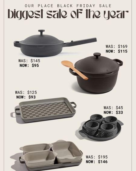 Our place on major sale for Black Friday! Biggest sale of the year on our favorite pots and pans to cook with.

#LTKHoliday #LTKsalealert #LTKhome