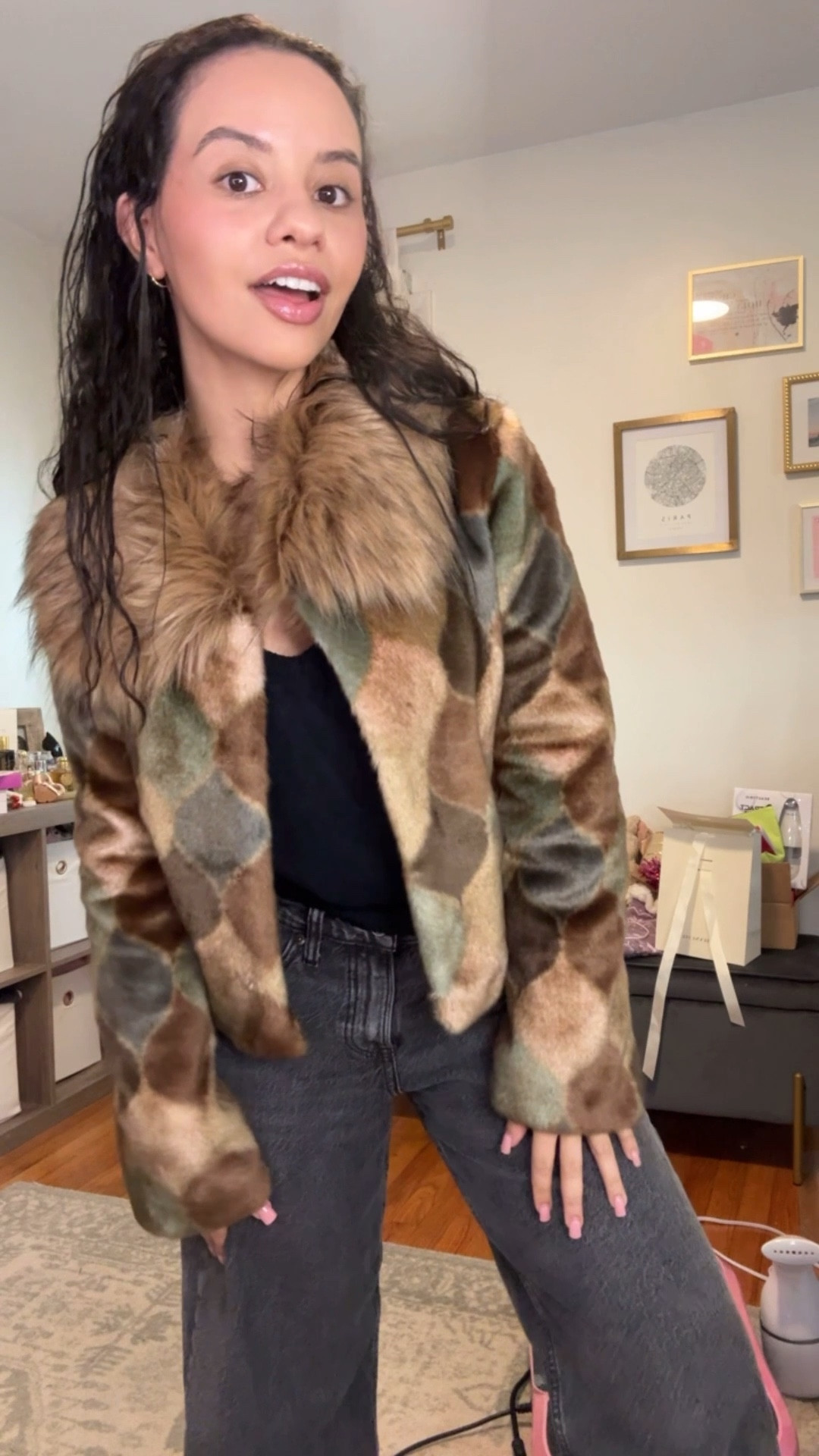 The most fab fur jacket that is unique, warm, and a statement while also a neutral??? Say less!!! Wearing a size XS, purchased from revolve. 

#LTKgrwm #LTKSeasonal #LTKHoliday