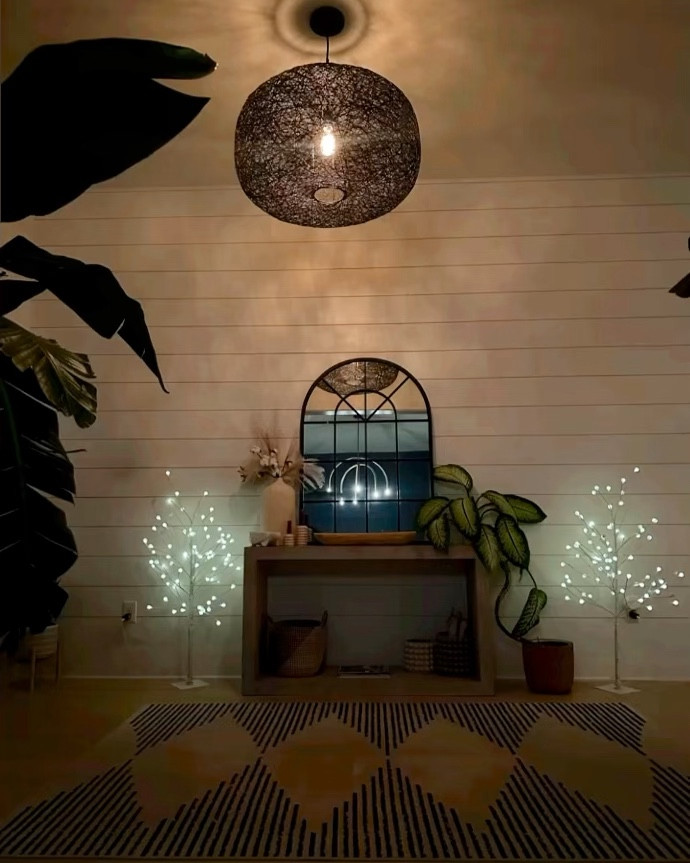 Cozy Entryway  (view from my office)
I will photograph this in daylight too but I wanted to feature this beautiful light pendant and the ambiance it creates in the evening (I very much dislike bright lights in the evening and this was a perfect find for me!)

#homedecor #interiordesign #entryway #foyer #modernorganic #westelm
#potterybarn #amazonhome #hmhome #target#LTKVideo #LTKxPrimeDay

#LTKHome