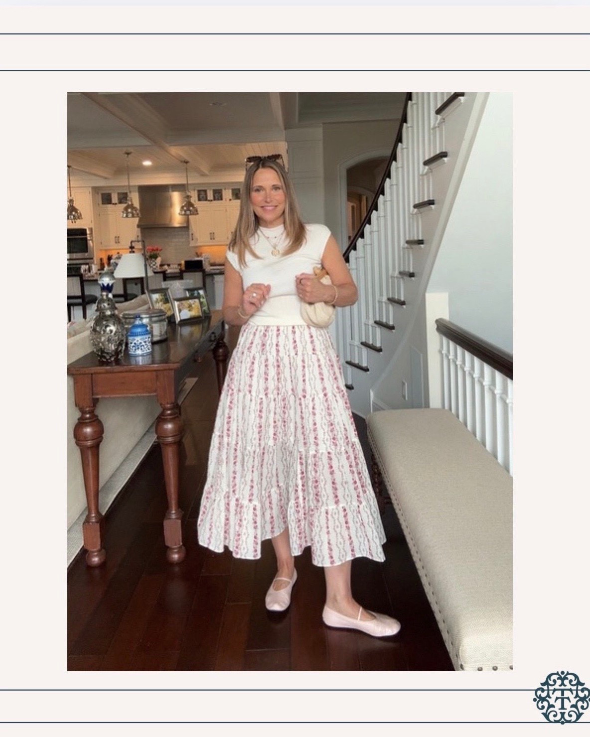 My skirt and capped sleeve top is an easy go-to outfit when I’m needing something cute and comfortable to wear. s

#LTKOver40 #LTKSeasonal #LTKMidsize