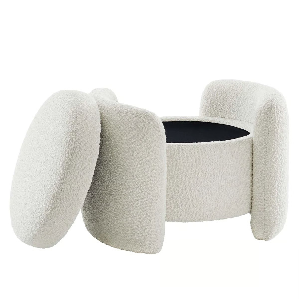 Modway Nebula Boucle Upholstered Upholstered Ottoman & Reviews | Wayfair | Wayfair North America