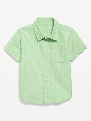 Short-Sleeve Oxford Shirt for Toddler Boys | Old Navy (US)
