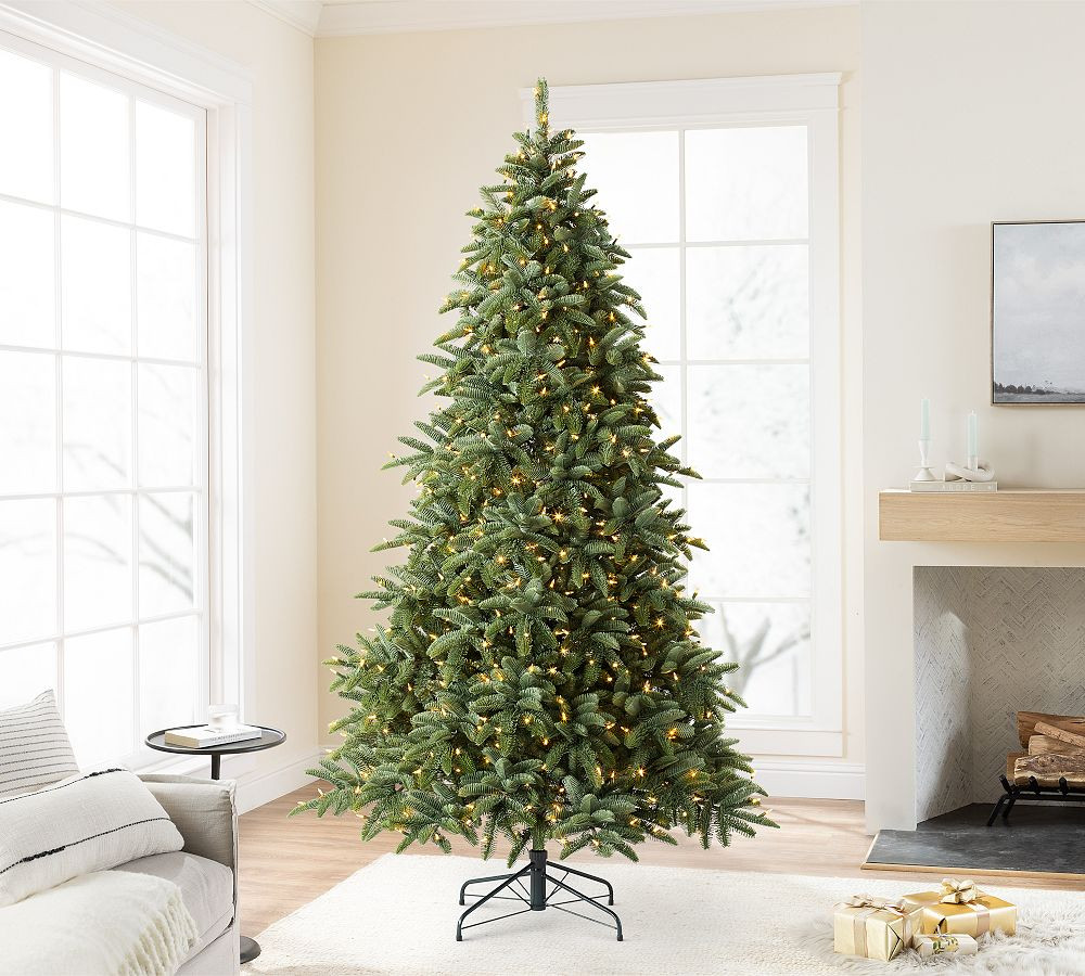 Tree Classics by Balsam Hill Deluxe Noble Fir Faux Christmas Tree | Pottery Barn (US)