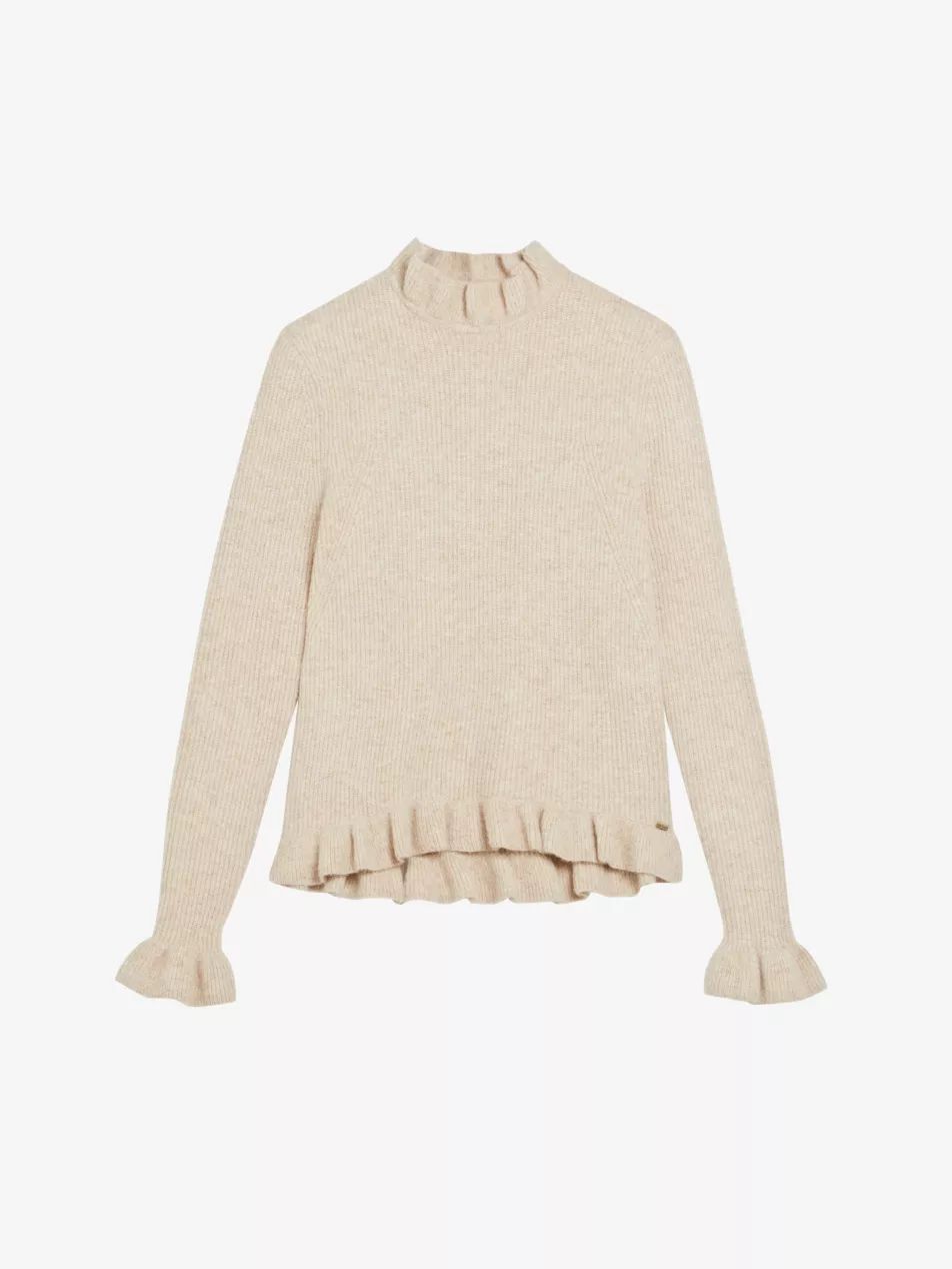 Pippalee frill-detail knitted jumper | Selfridges