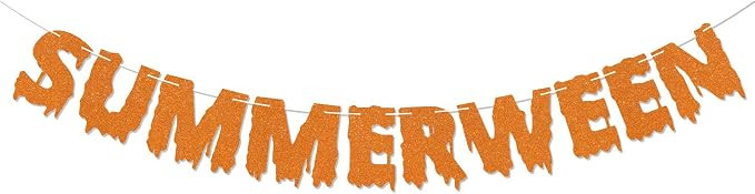 Summerween Banner, Summer Halloween Party Decorations, Halloween In Summer Decor | Amazon (US)